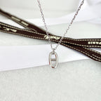 [sparkle Jewelry ]HM PIG NOSE NECKLACE