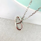 [sparkle Jewelry ]HM PIG NOSE NECKLACE