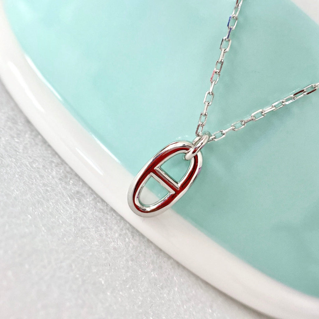 [sparkle Jewelry ]HM PIG NOSE NECKLACE
