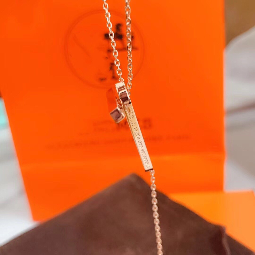 [sparkle Jewelry ]HM NECKLACE PLATINUM ROSE GOLD DIAMOND