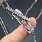 [sparkle Jewelry ]HM NECKLACE PLATINUM ROSE GOLD DIAMOND