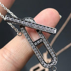 [sparkle Jewelry ]HM NECKLACE PLATINUM ROSE GOLD DIAMOND