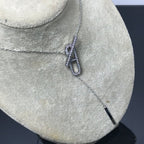 [sparkle Jewelry ]HM NECKLACE PLATINUM ROSE GOLD DIAMOND