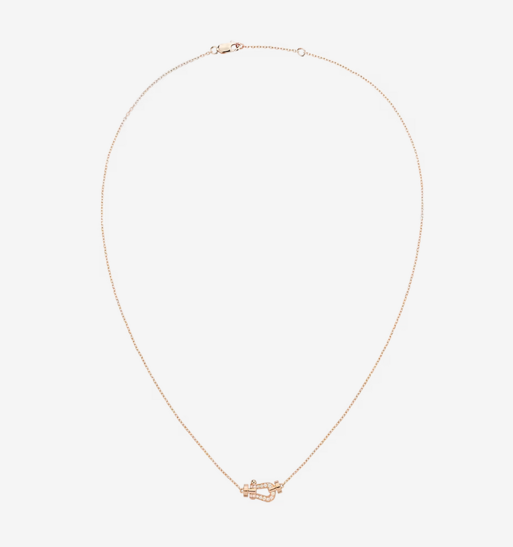 [sparkle Jewelry ]FORCE 10 DIAMOND PINK GOLD NECKLACE MINI MODEL
