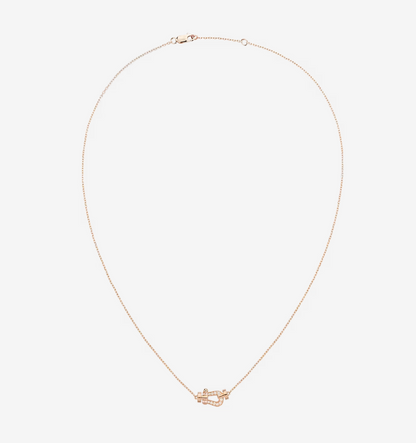 [sparkle Jewelry ]FORCE 10 DIAMOND PINK GOLD NECKLACE MINI MODEL