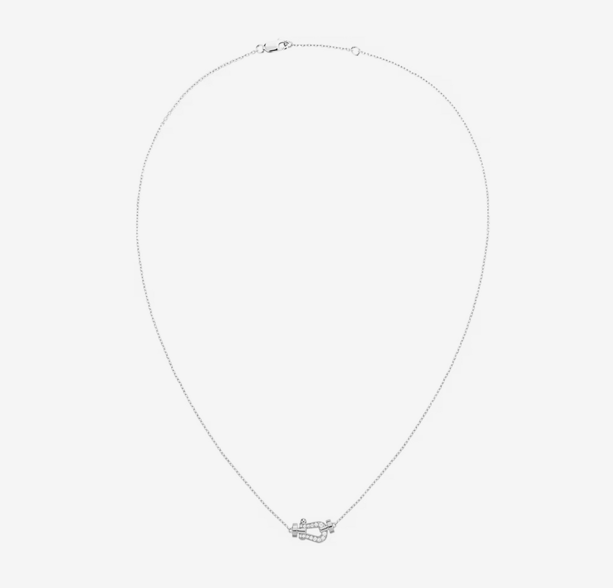 [sparkle Jewelry ]FORCE 10 DIAMOND SILVER NECKLACE MINI MODEL