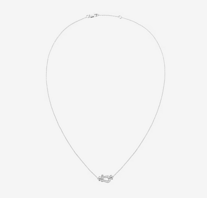 [sparkle Jewelry ]FORCE 10 DIAMOND SILVER NECKLACE MINI MODEL