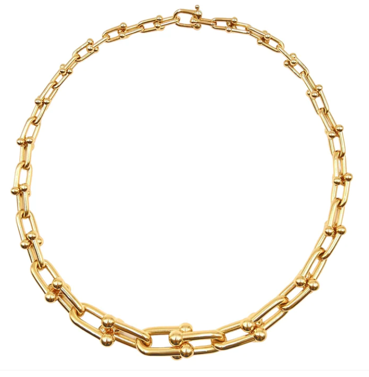 [Sparkle Jewelry]HARDWEAR PINK GOLD CHOKER