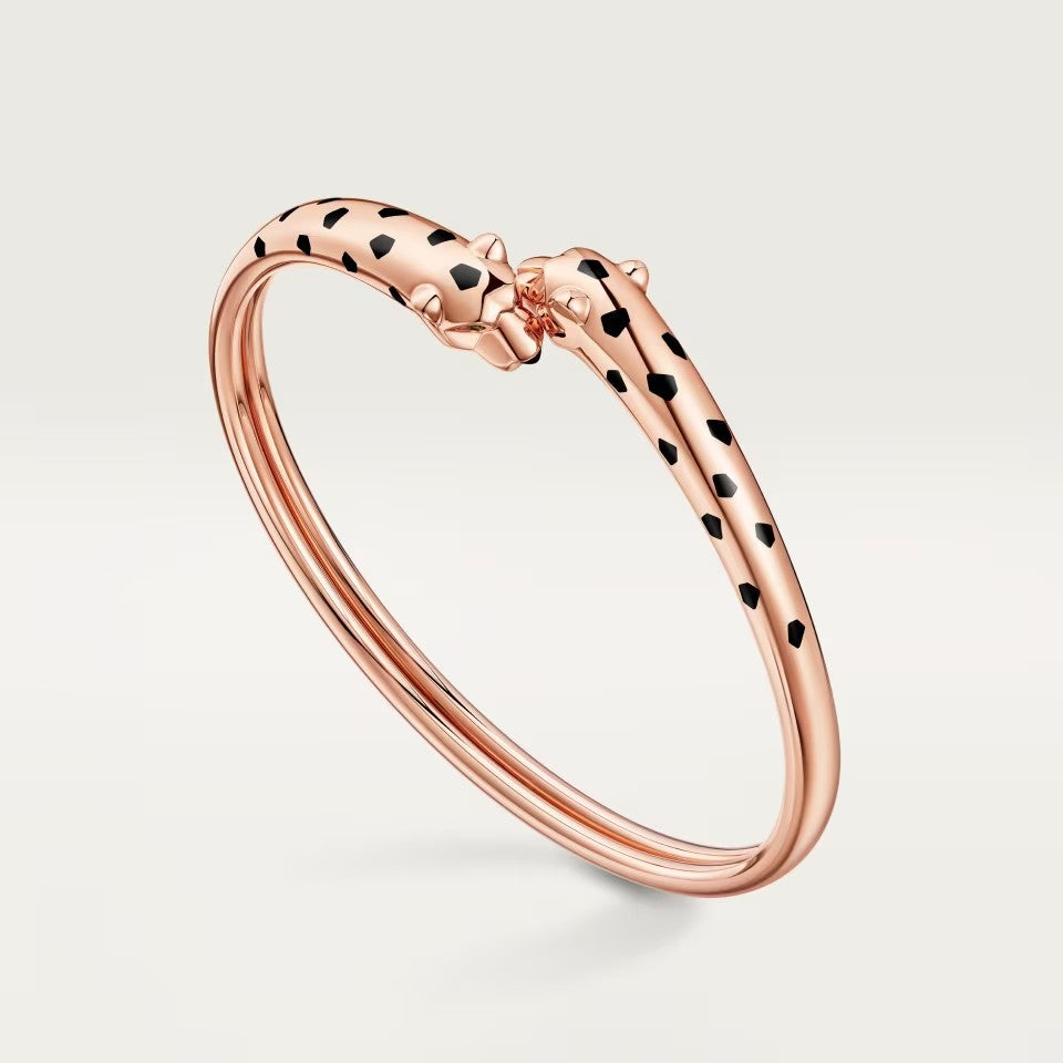 [sparkle Jewelery]PANTHERE DOUBLE HEADED OPEN BRACELET
