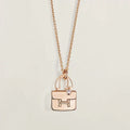 [sparkle Jewelry ]AMULETTE PEDANT ROSE GOLD NECKLACE