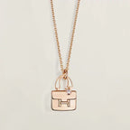 [sparkle Jewelry ]AMULETTE PEDANT ROSE GOLD NECKLACE