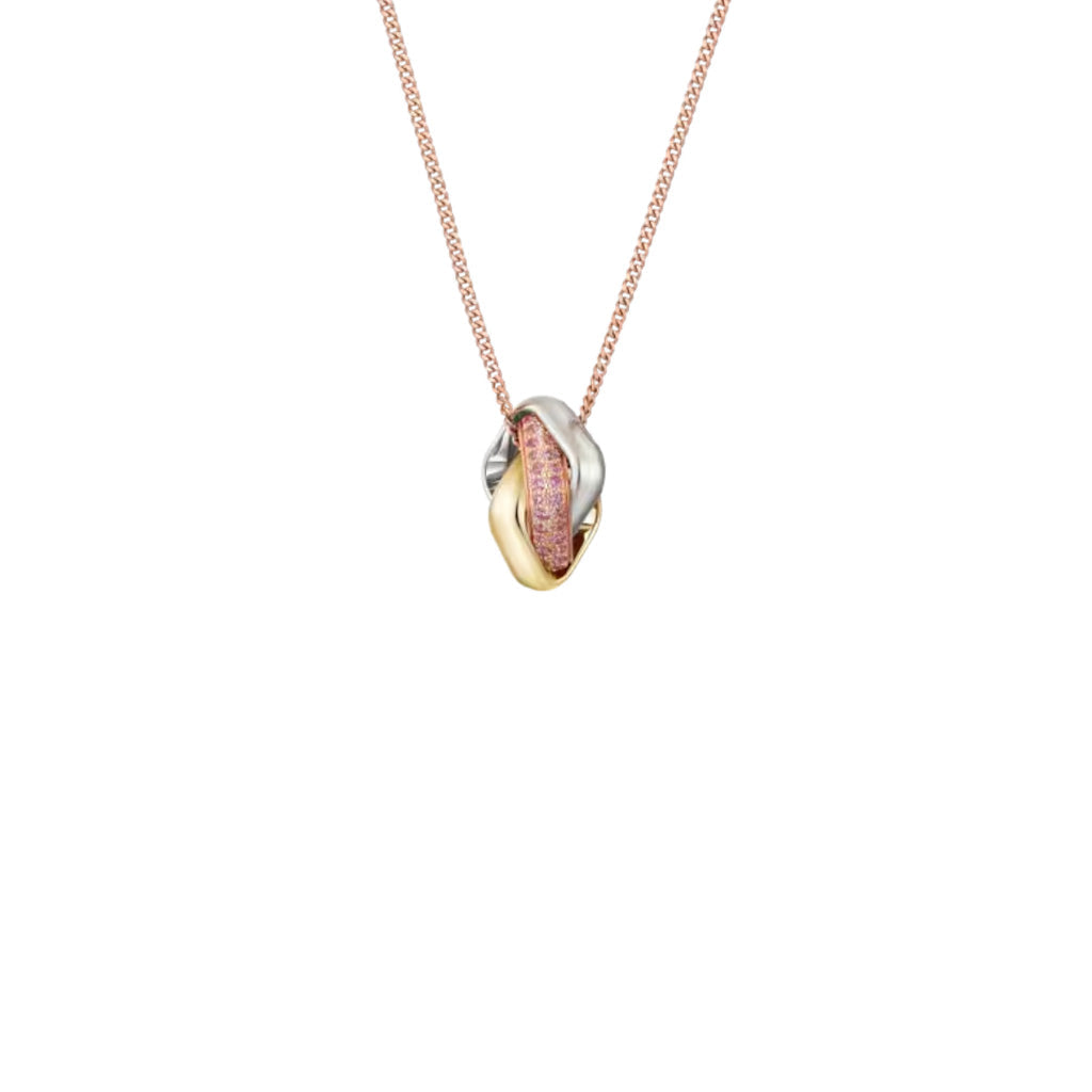 [sparkle Jewelery]TRINITY CUSHION NECKLACE COLLECTION