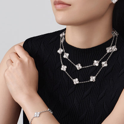 [sparkle Jewelry ]CLOVER 20 MOTIFS DIAMOND SILVER
