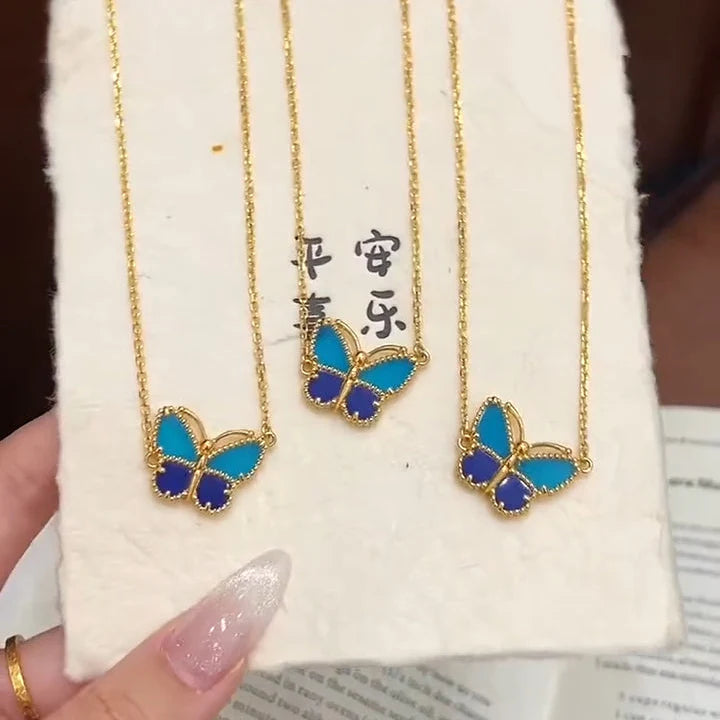 [sparkle Jewelry] 2026 NEW LUCKY BUTTERFLY 1 MOTIFS NECKLACE