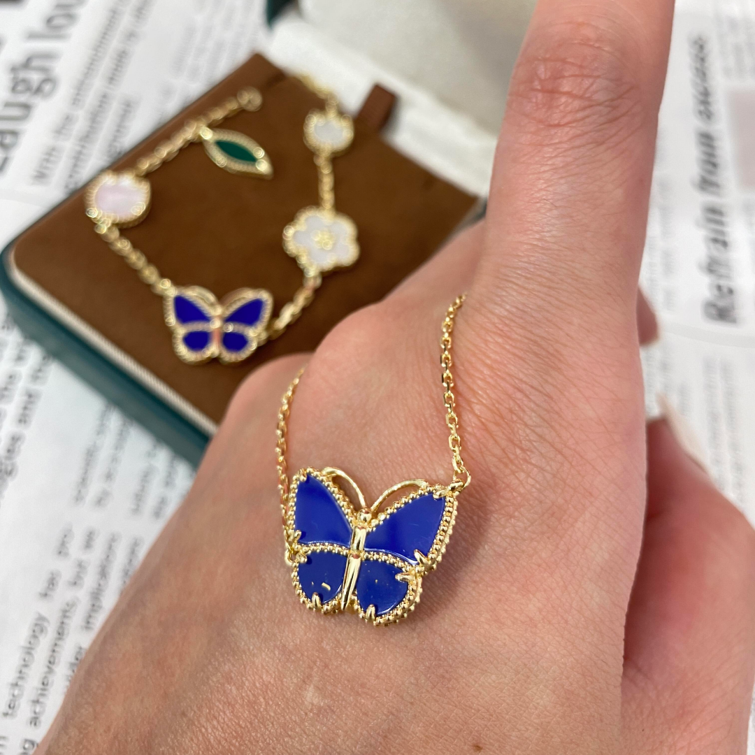 [sparkle Jewelry] 2026 NEW LUCKY BUTTERFLY 1 MOTIFS NECKLACE