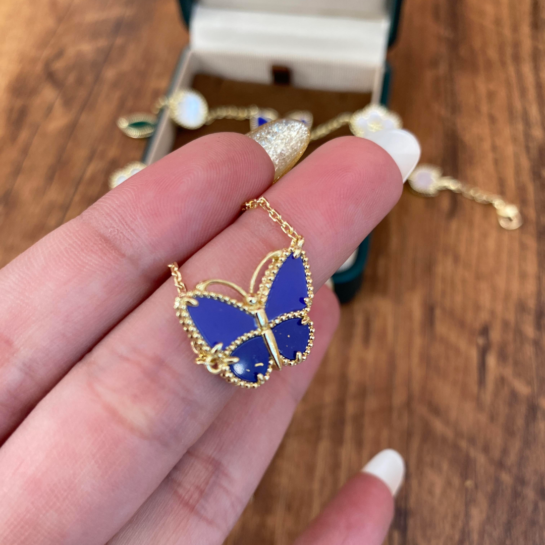 [sparkle Jewelry] 2026 NEW LUCKY BUTTERFLY 1 MOTIFS NECKLACE