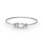 [sparkle Jewelry ]FORCE  HORSESHOE  DIAMOND TENNIS BRACELET