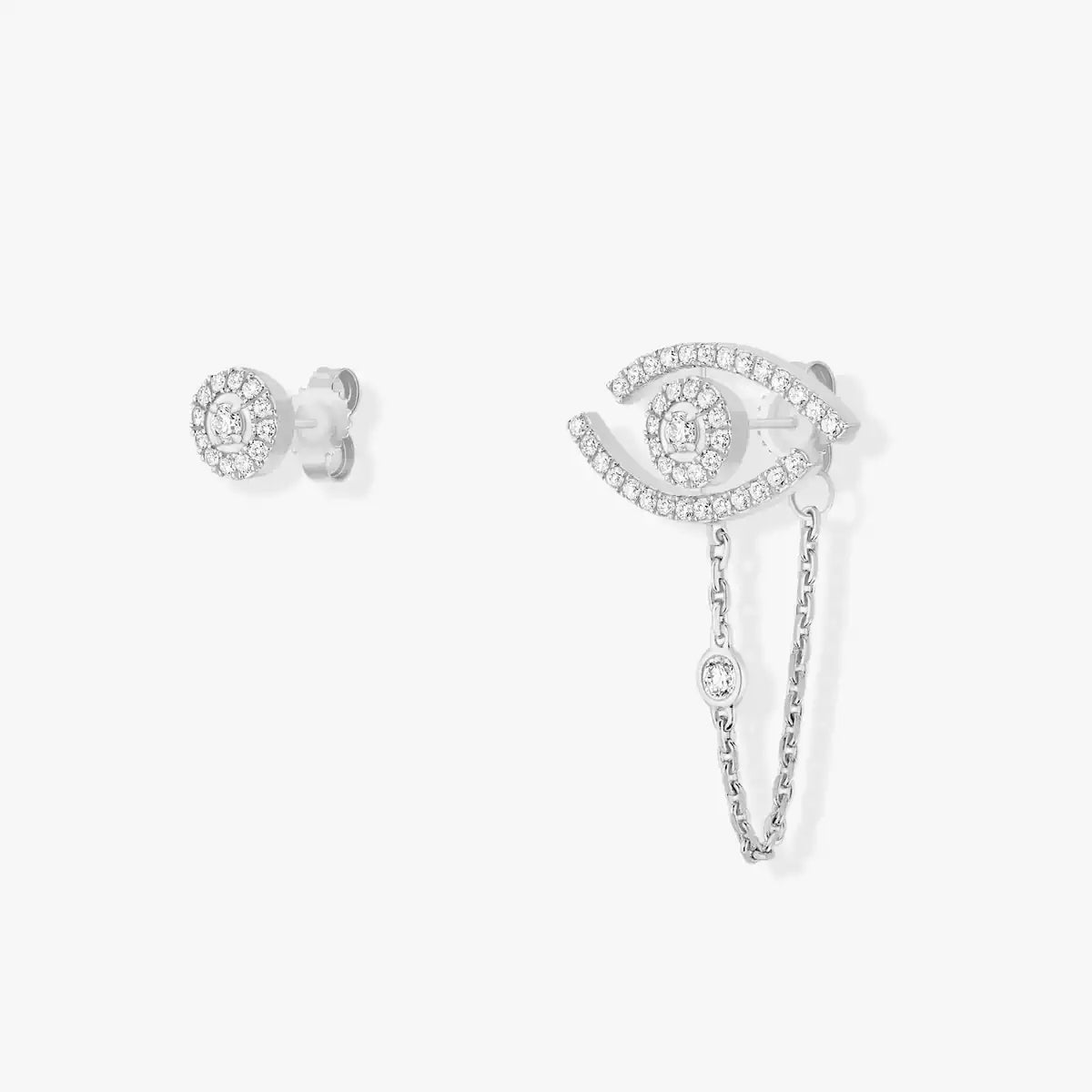 [Sparkle]LUCKY EYE DIAMOND OHRRINGE