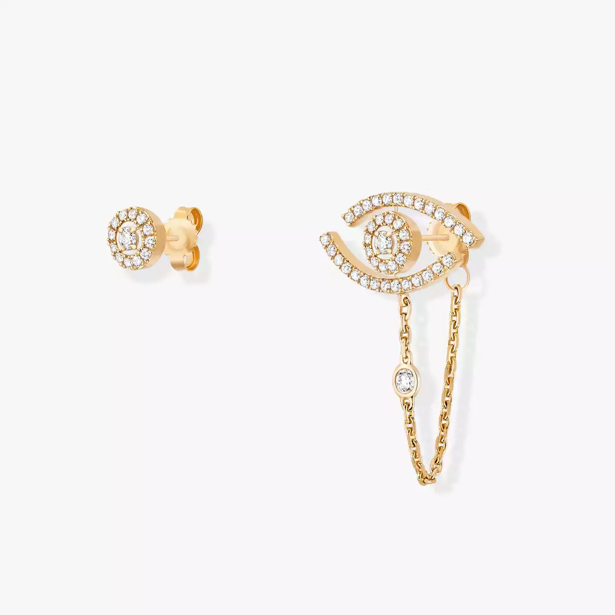 [Sparkle]LUCKY EYE DIAMOND OHRRINGE