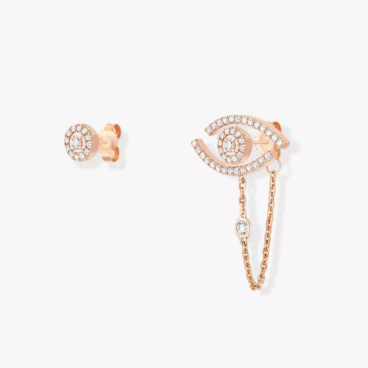 [Sparkle]ラッキーアイ ダイヤモンドピアス