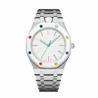 [Sparkle]OAK POP EXCLUSIVE SILBER STAHLARMBAND