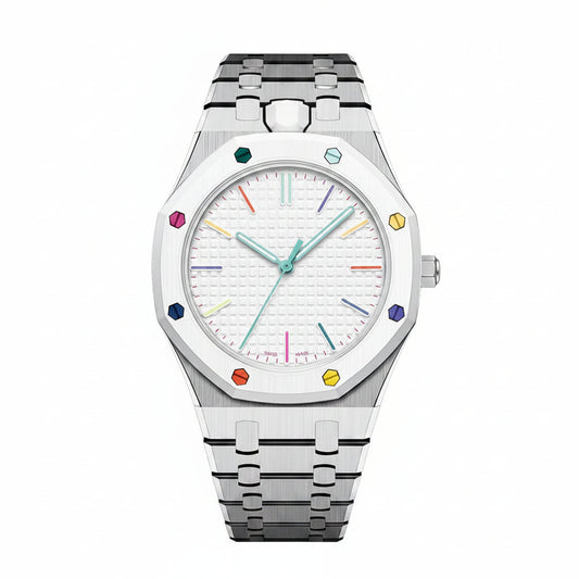 [Sparkle]OAK POP EXCLUSIVE SILBER STAHLARMBAND