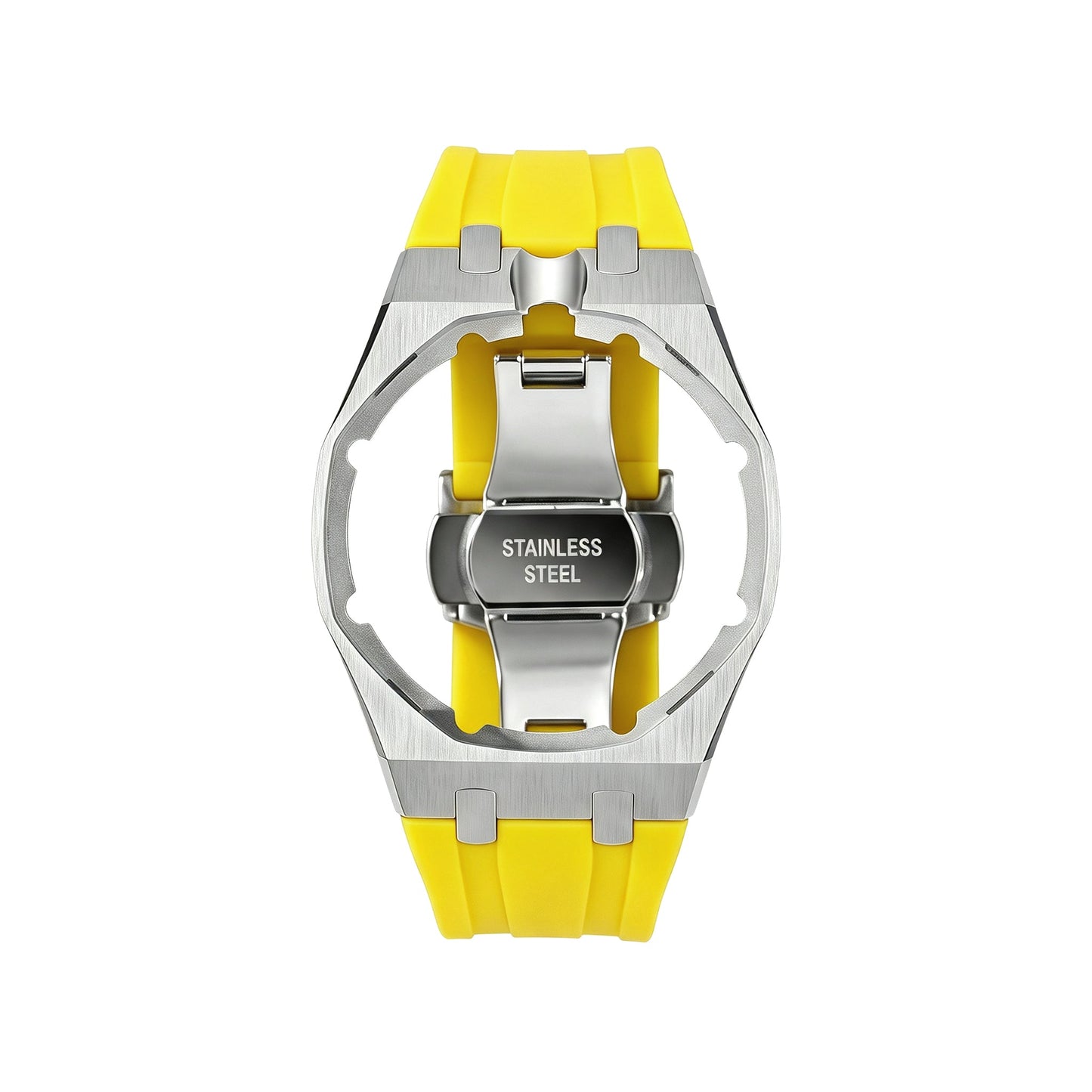 [Sparkle]Royal Oak Pop Exklusiv Stahlgehäuse & Silikonarmband mit Ladehalterung