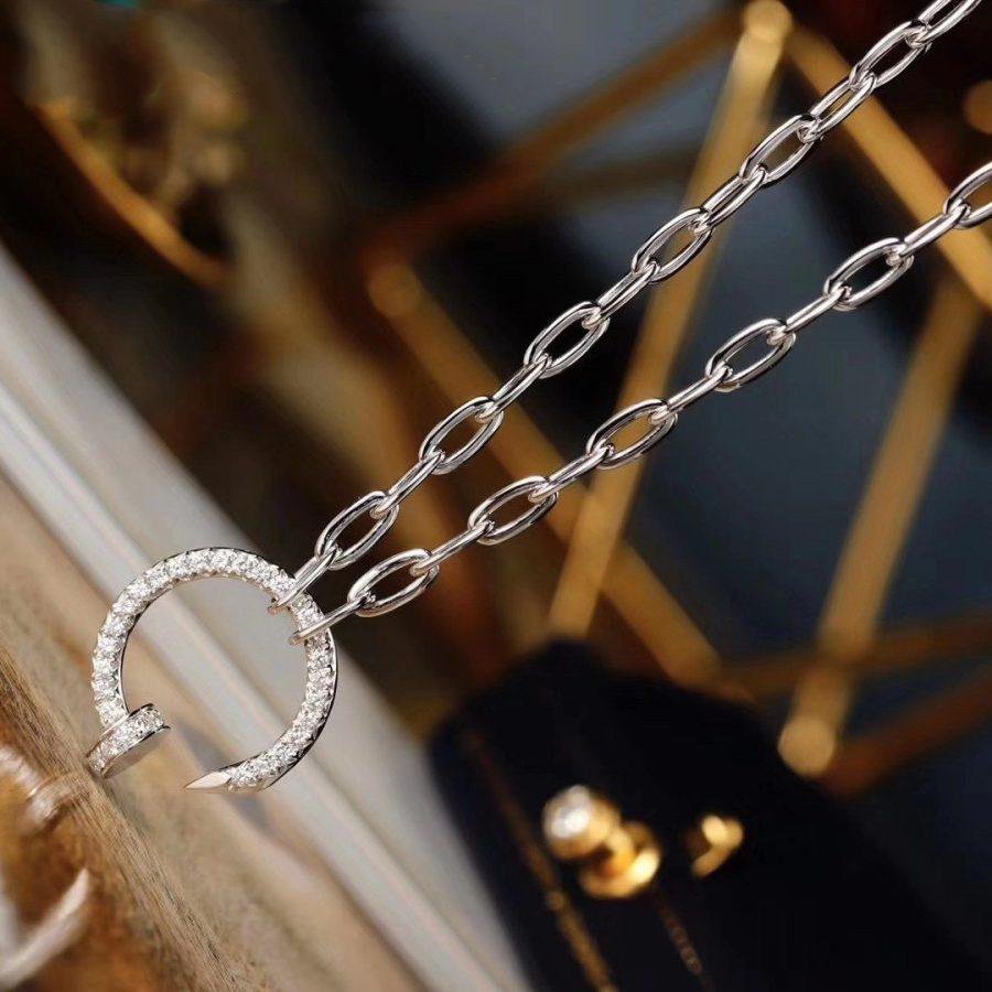 [sparkle] JUSTE NECKLACE FULL DIAMONDS