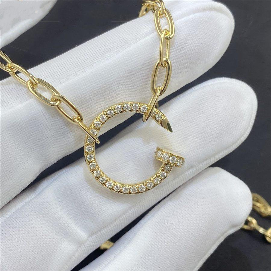 [sparkle] JUSTE NECKLACE FULL DIAMONDS