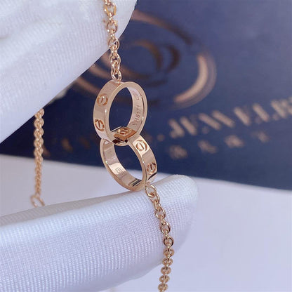 [sparkle] LOVE BRACELET DOUBLE RING