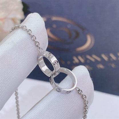 [sparkle] LOVE BRACELET DOUBLE RING