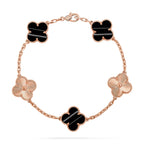 [sparkle Jewelry ] CLOVER 5 MOTIF PULSAR STONE BRACELET COLLECTION