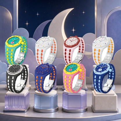 [Sparkle]Royal Oak Pop Exklusiv Bioceramic Gehäuse & Bioceramic Armband Mix Farbe