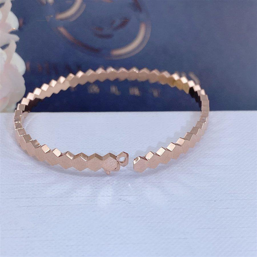 [Sparkle]BEE LOVE ROSE GOLD BRACELET