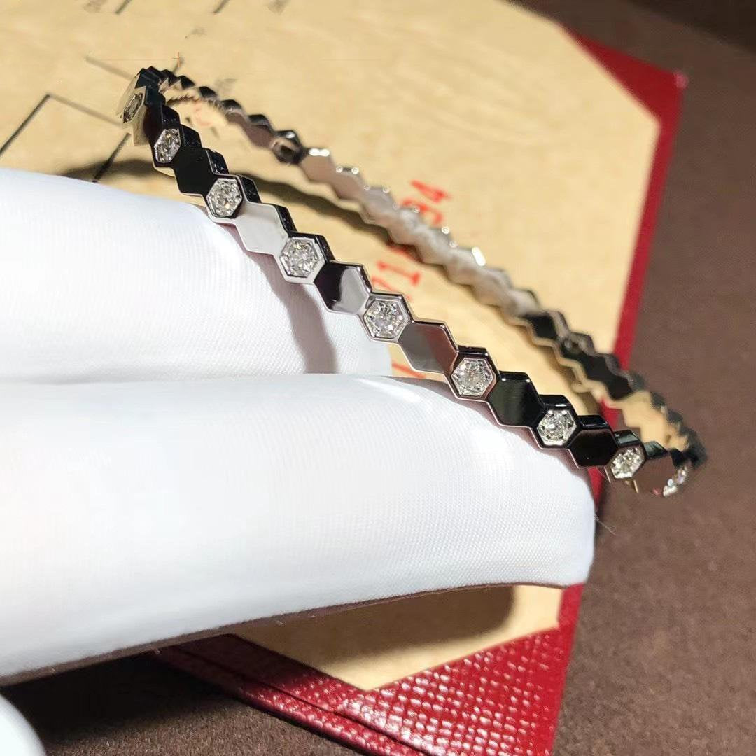[Sparkle]BEE LOVE SILVER DIAMOND BRACELET