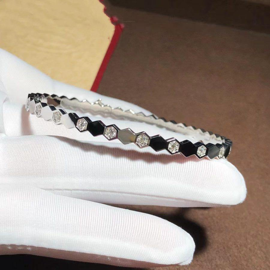 [Sparkle]BEE LOVE SILVER DIAMOND BRACELET