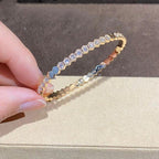[sparkle Jewelry ]BEE LOVE GOLD BRACELET FULL DIAMOND