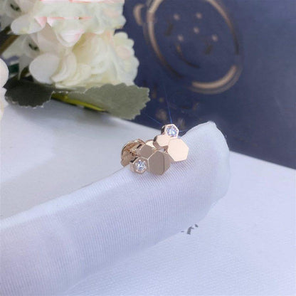 [Sparkle]BEE LOVE ROSÉGOLD DIAMANT OHRRINGE