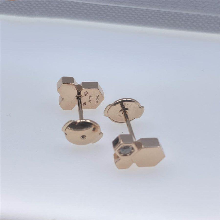 [Sparkle]BEE LOVE ROSÉGOLD DIAMANT OHRRINGE