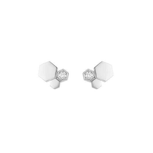 [Sparkle]BEE LOVE SILBER DIAMANT OHRRINGE