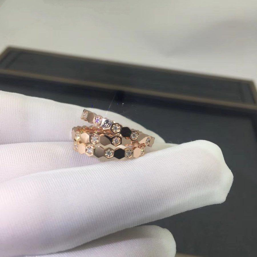 [Sparkle]BEE LOVE RING ROSÉGOLD DIAMANT
