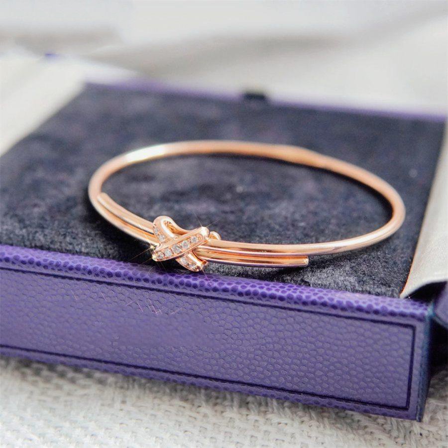 [sparkle Jewelry ]JEUX DE BRACELET PINK GOLD DIAMONDS
