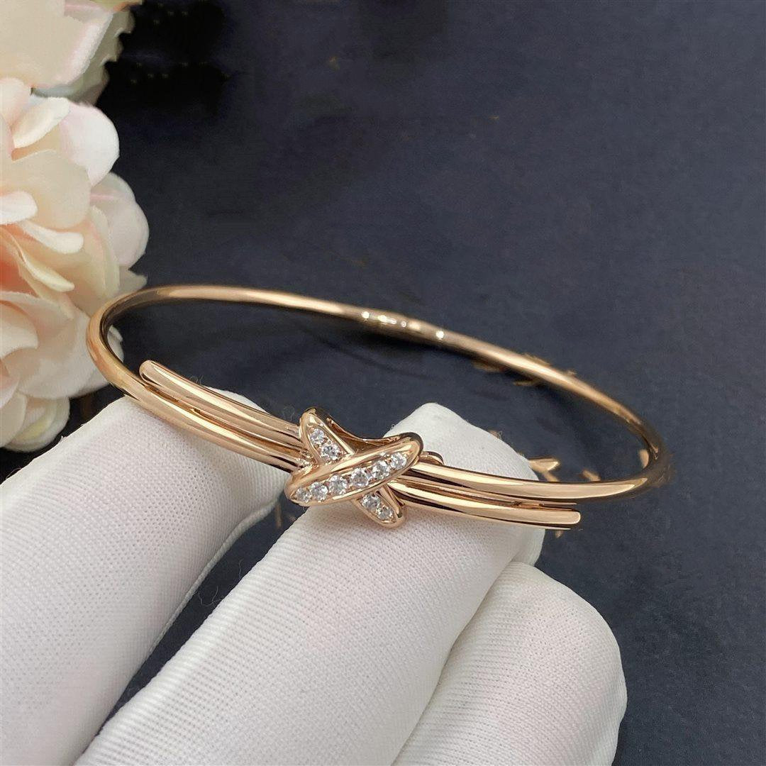 [sparkle Jewelry ]JEUX DE BRACELET PINK GOLD DIAMONDS