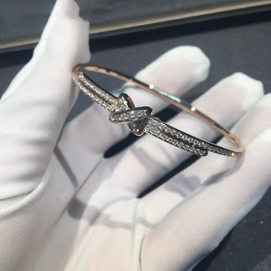 [sparkle Jewelry ]JEUX DE BRACELET DIAMONDS PINK GOLD