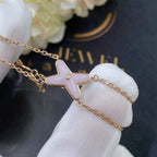 [sparkle Jewelry ]JEUX BRACELET PINK MOP PINK GOLD 1 DIAMOND