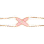 [sparkle Jewelry ]JEUX BRACELET PINK MOP PINK GOLD 1 DIAMOND