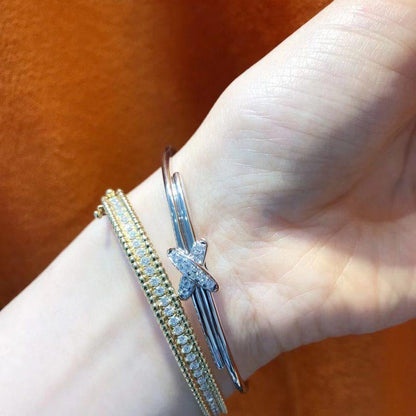 [Sparkle]SILBERNE ARMBAND-SETS DIAMANTEN