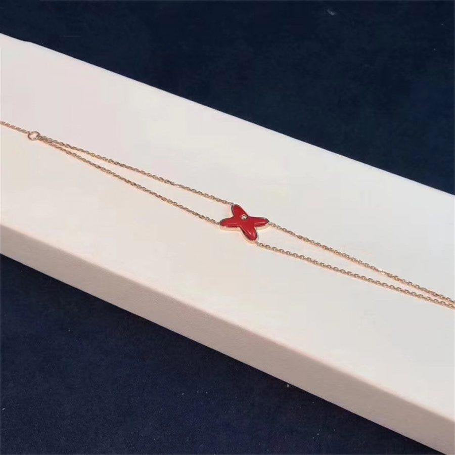 [sparkle Jewelry ]JEUX BRACELET CARNELIAN PINK GOLD 1 DIAMOND