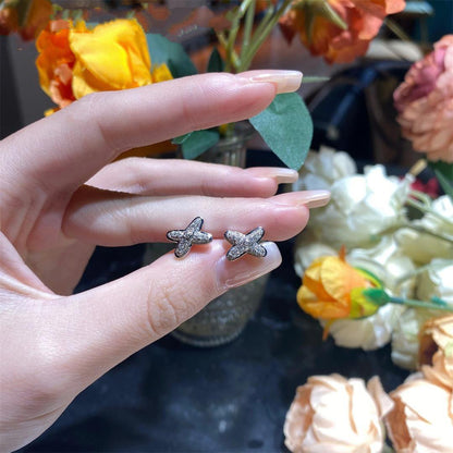 [Sparkle]SILBERNE DIAMANT-OHRRINGE