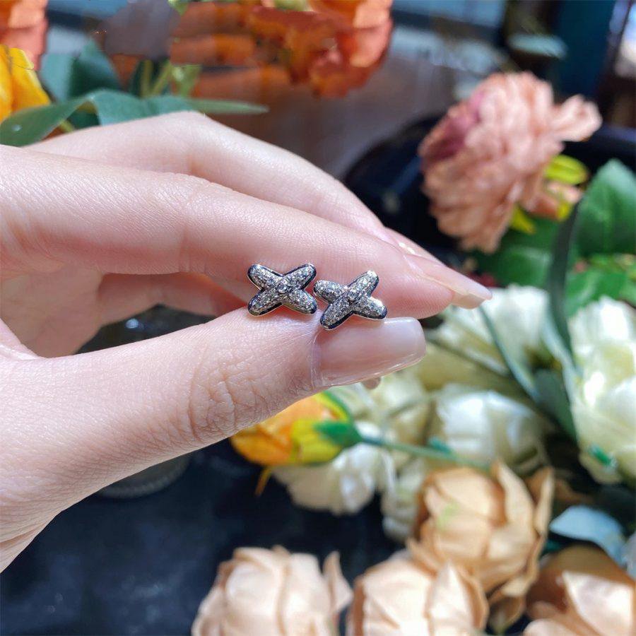 [Sparkle]SILBERNE DIAMANT-OHRRINGE